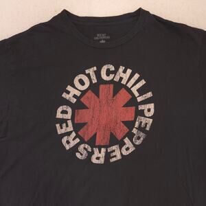 Red Hot Chili Peppers Band Graphic Casual T Shirt Adult Mens Size 2XL Black